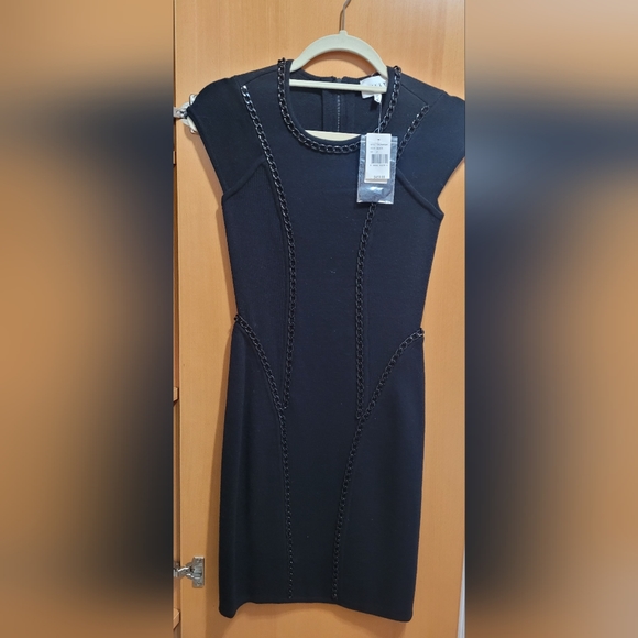 June Knits Ditta Chain  MILLY Dress - Picture 1 of 4